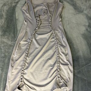 Fitted Grey body dress